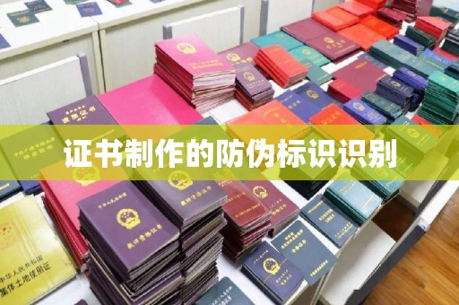 麦积证书制作的防伪标识识别